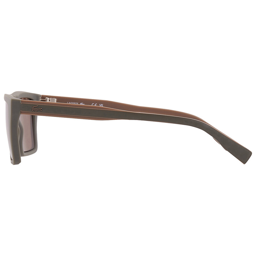 Lacoste Brown Square Men's Sunglasses L6009S 275 56 - 5