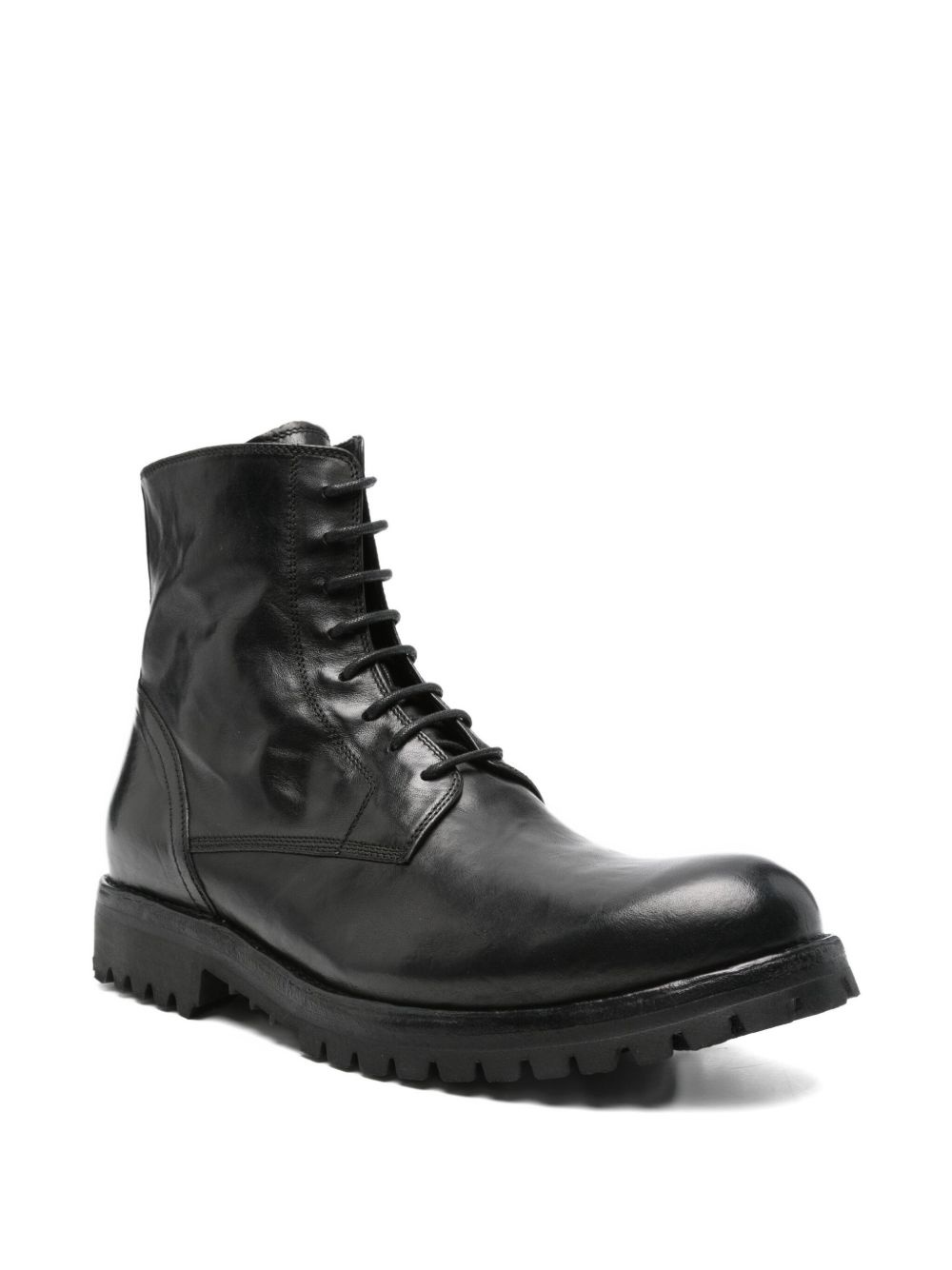 Ikonic 001 lace-up zip boots - 2