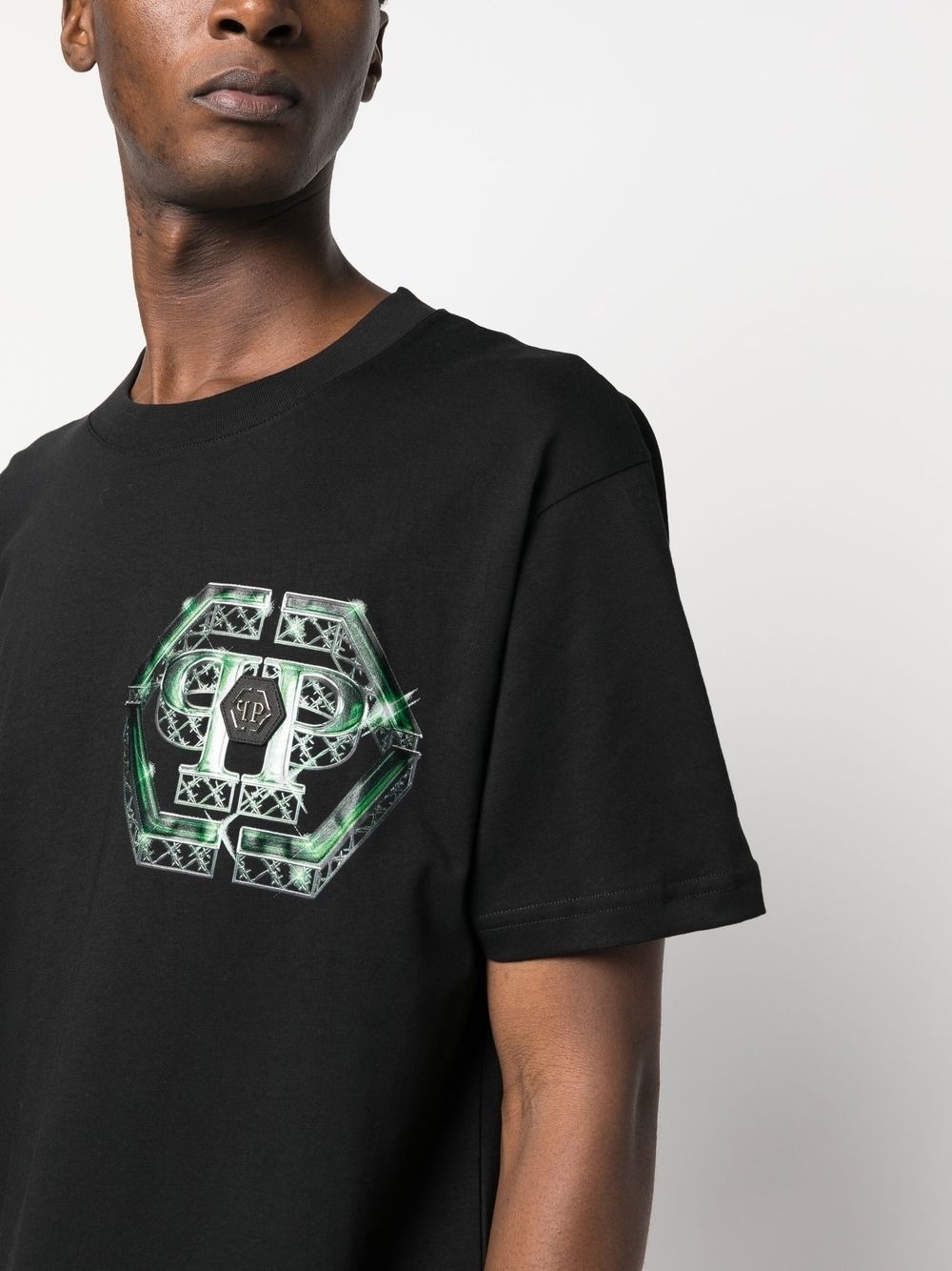 logo print T-shirt - 5