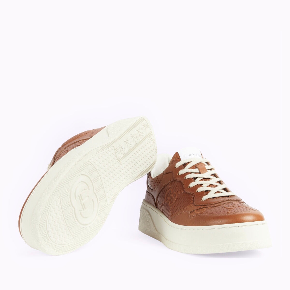 Gucci GG Leather Sneakers - 3