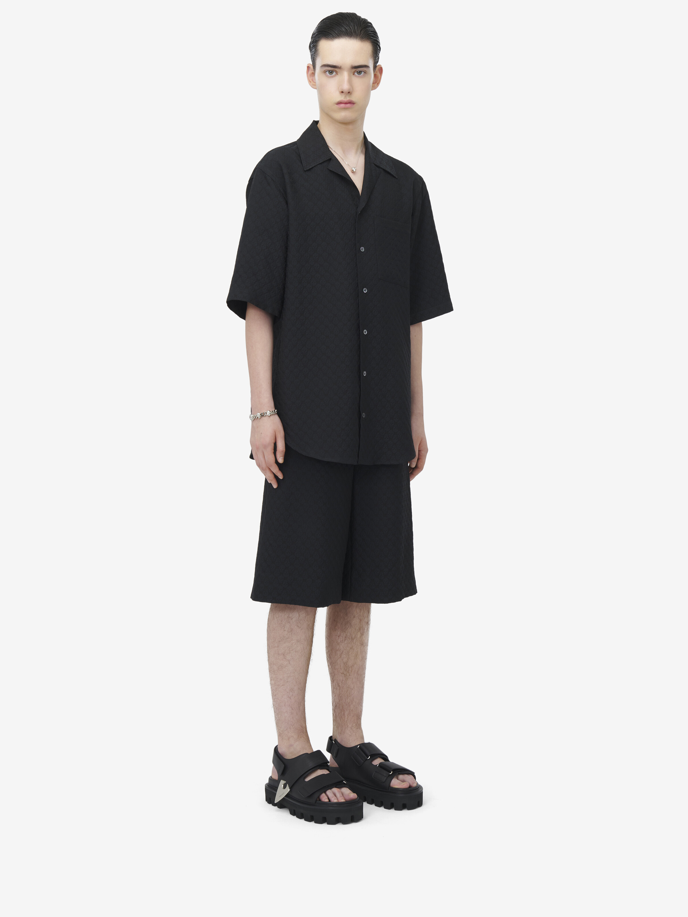 Skull Jacquard Shirt - 4
