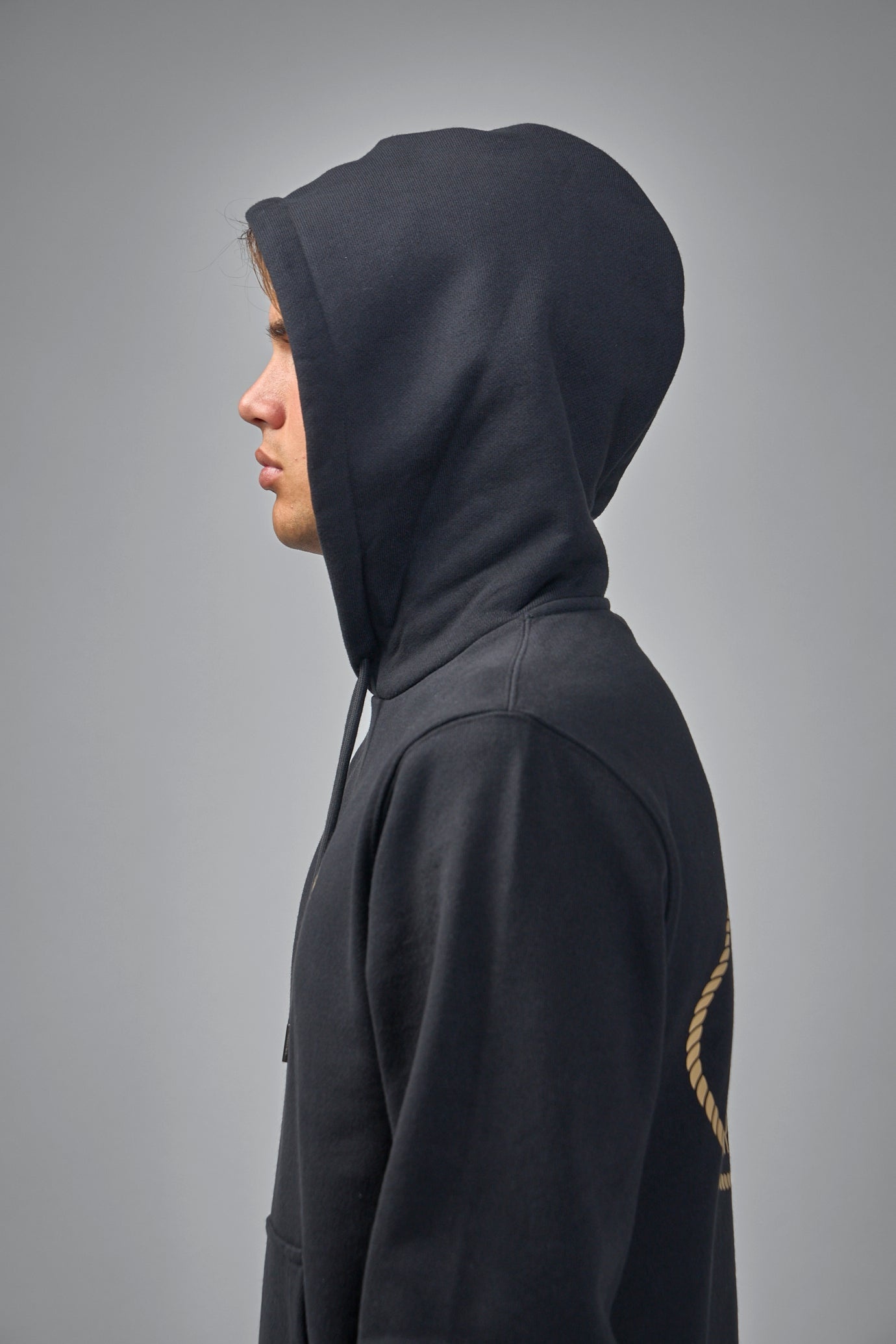 Knight Stamp Cotton Hoodie - 6