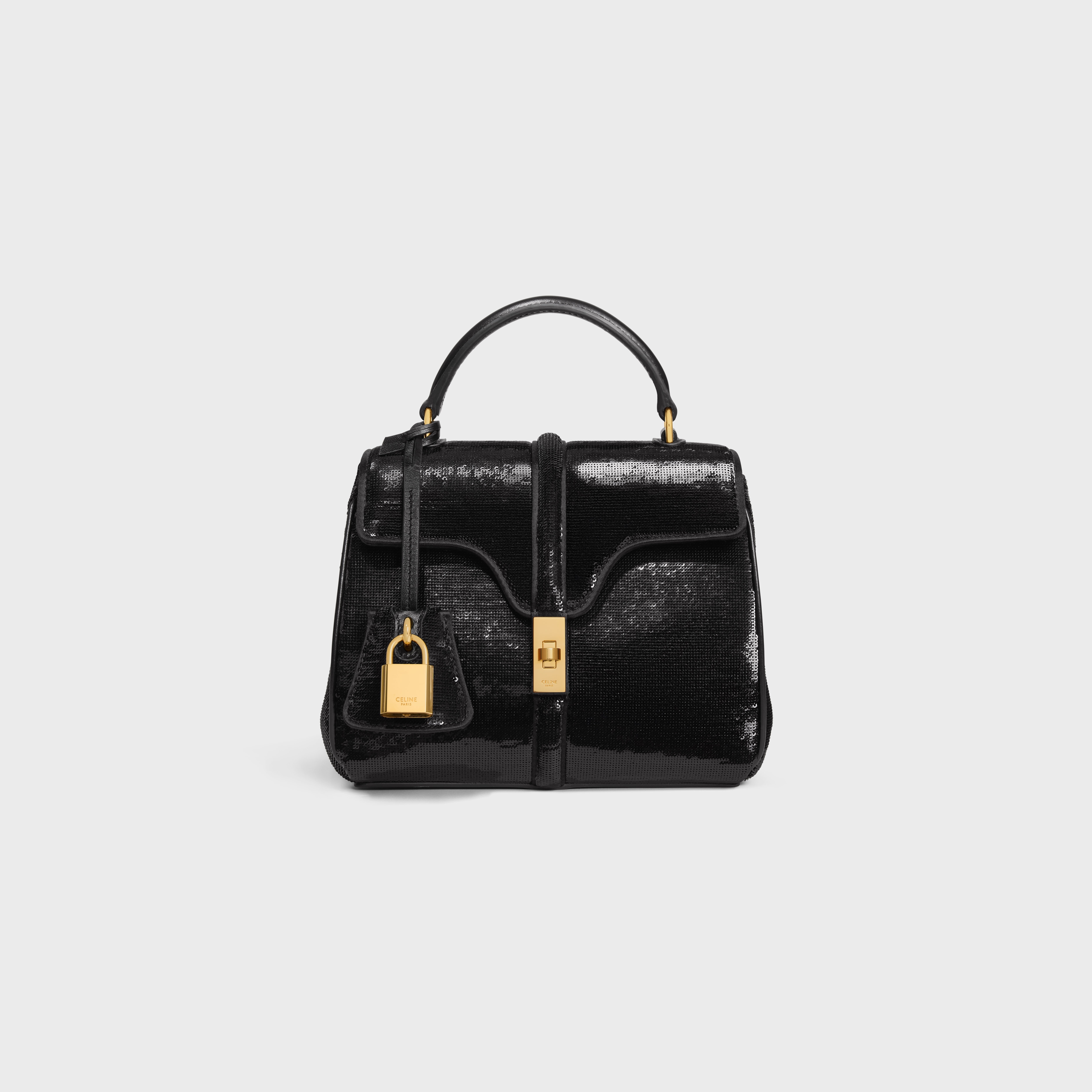 MINI 16 IN SEQUINS AND CALFSKIN - 1