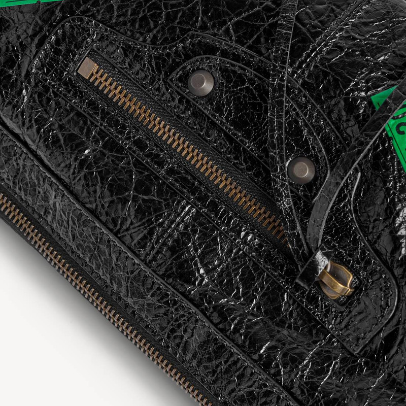 Women's Le City Moto Mini in Black 6