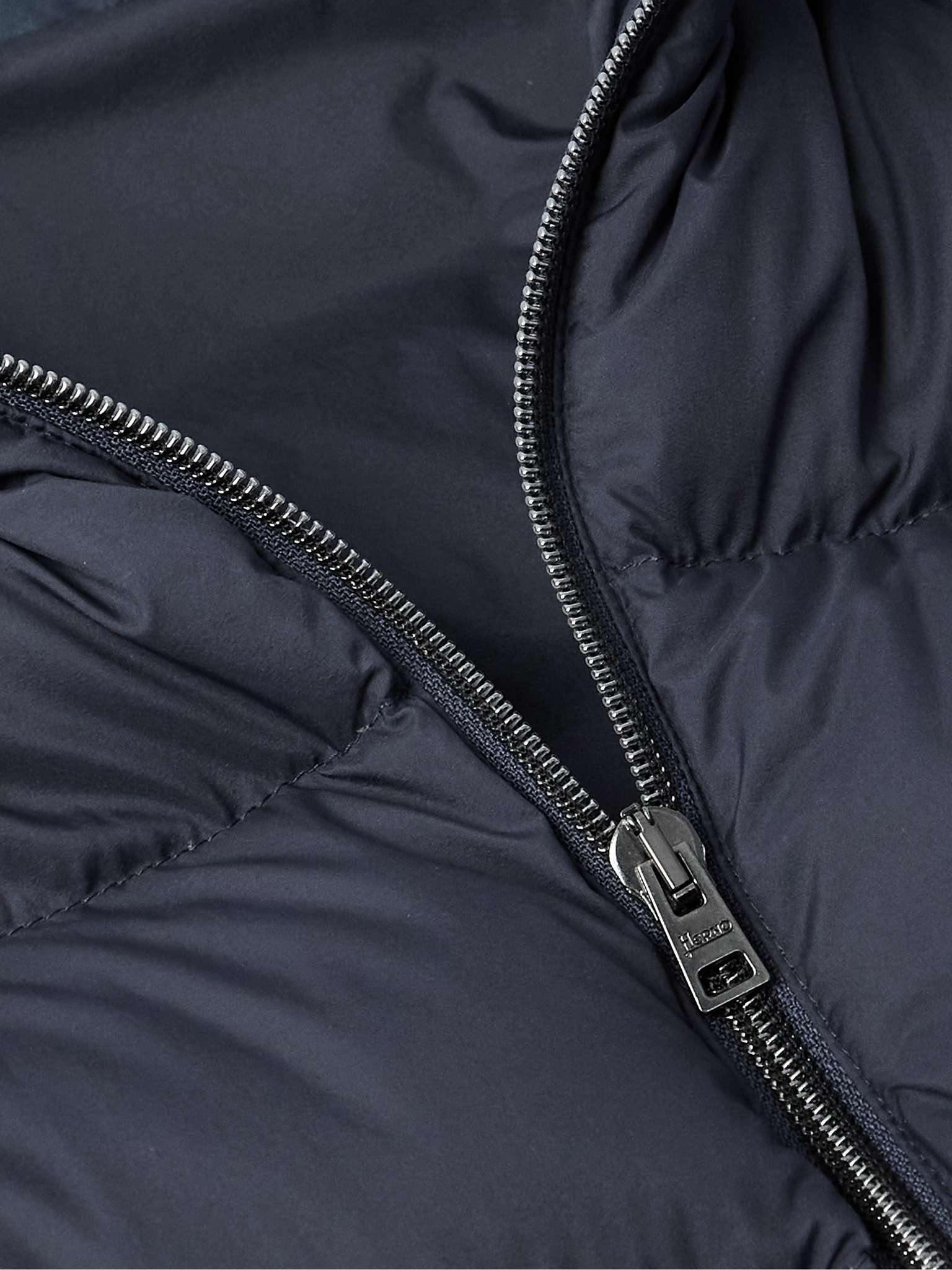 Quilted Shell Hooded Down Jacket - 5