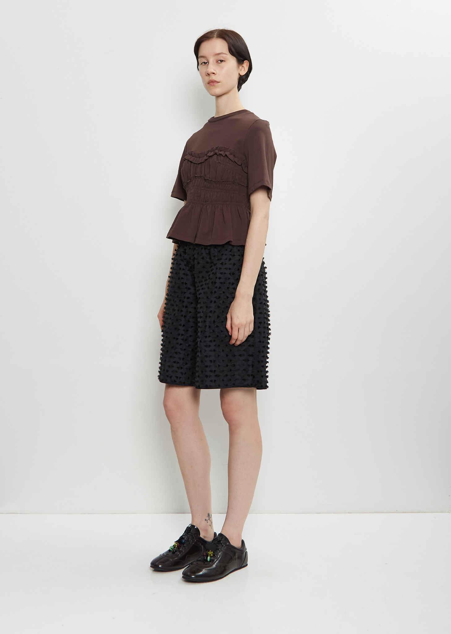 Vilde Stretch Cotton T-Shirt - 4