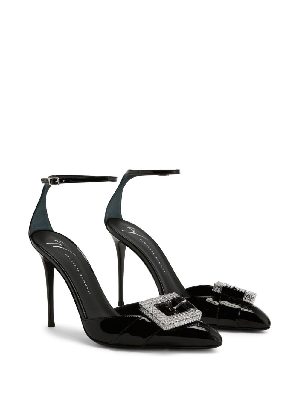 buckle-detail leather pumps - 2