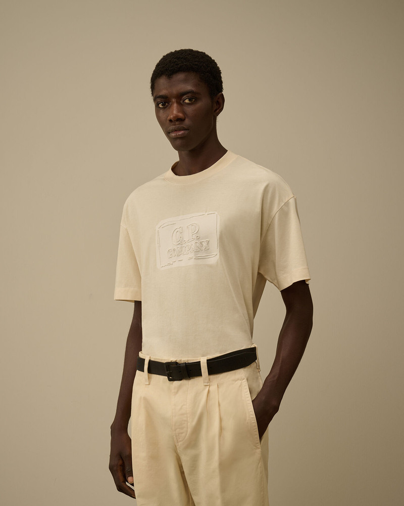 Leather Printed Logo Belt 6