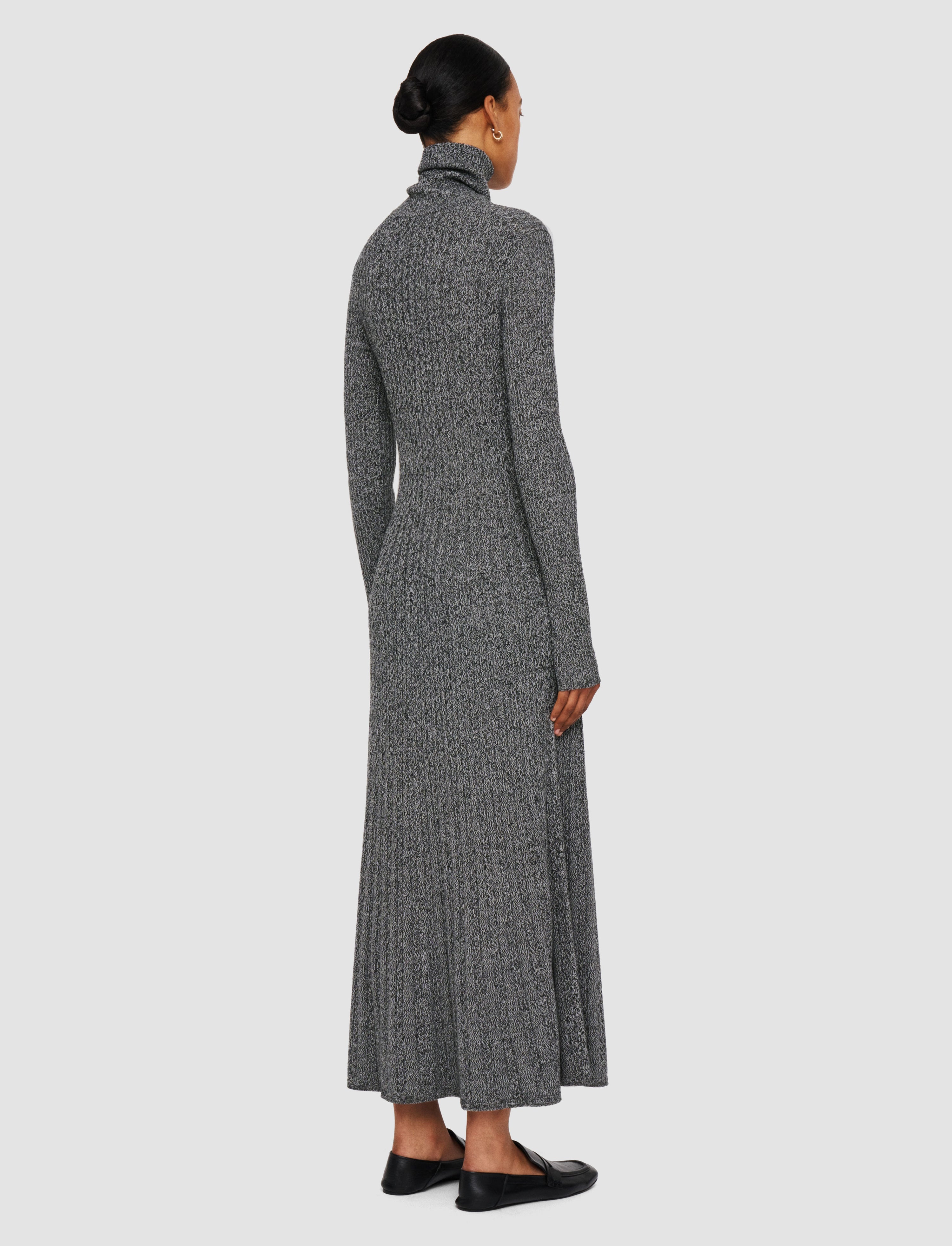 Ribbed Cable Knit Dress - 3