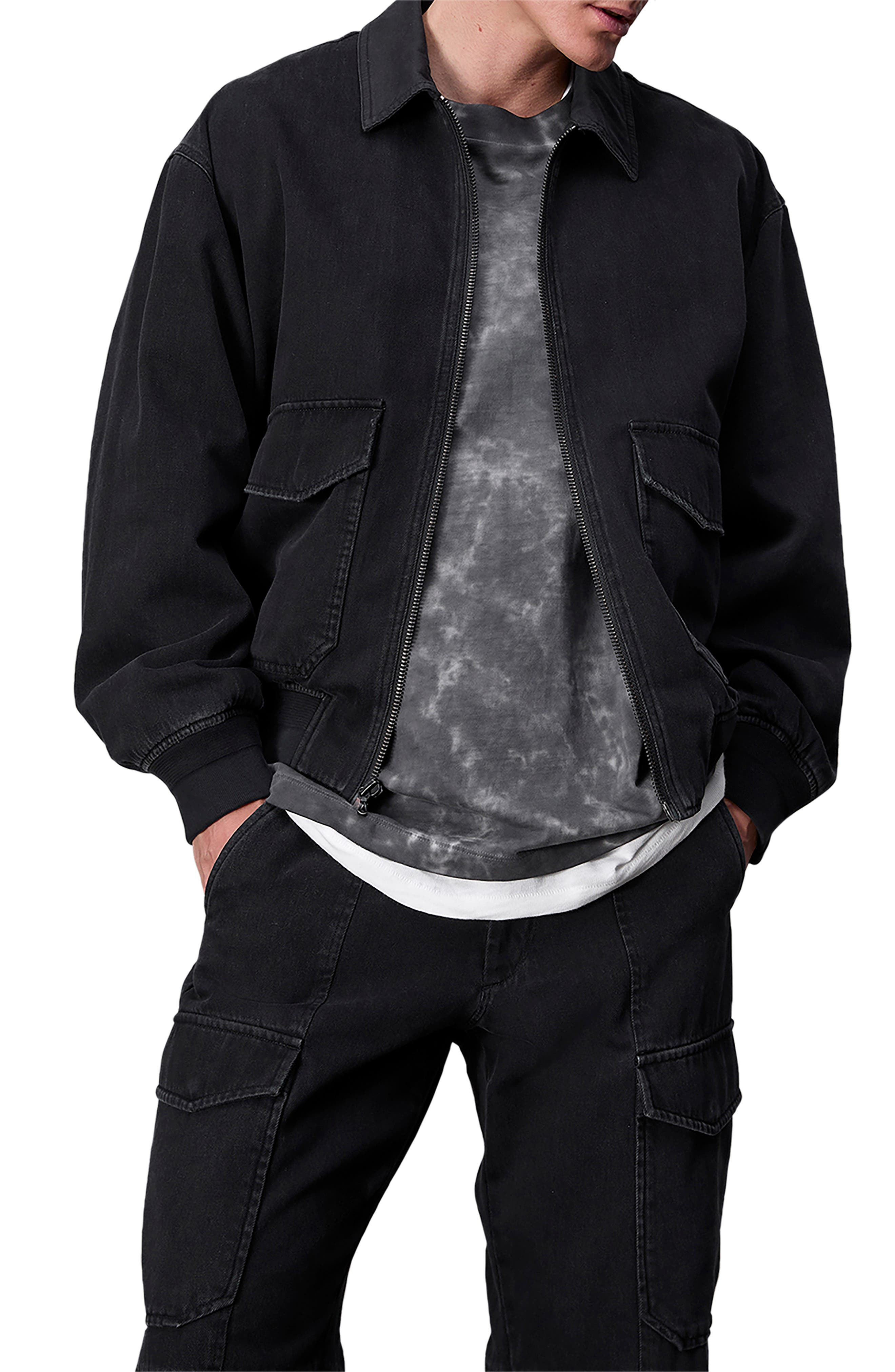 rag & bone Dorset Denim Jacket in Black at Nordstrom - 5