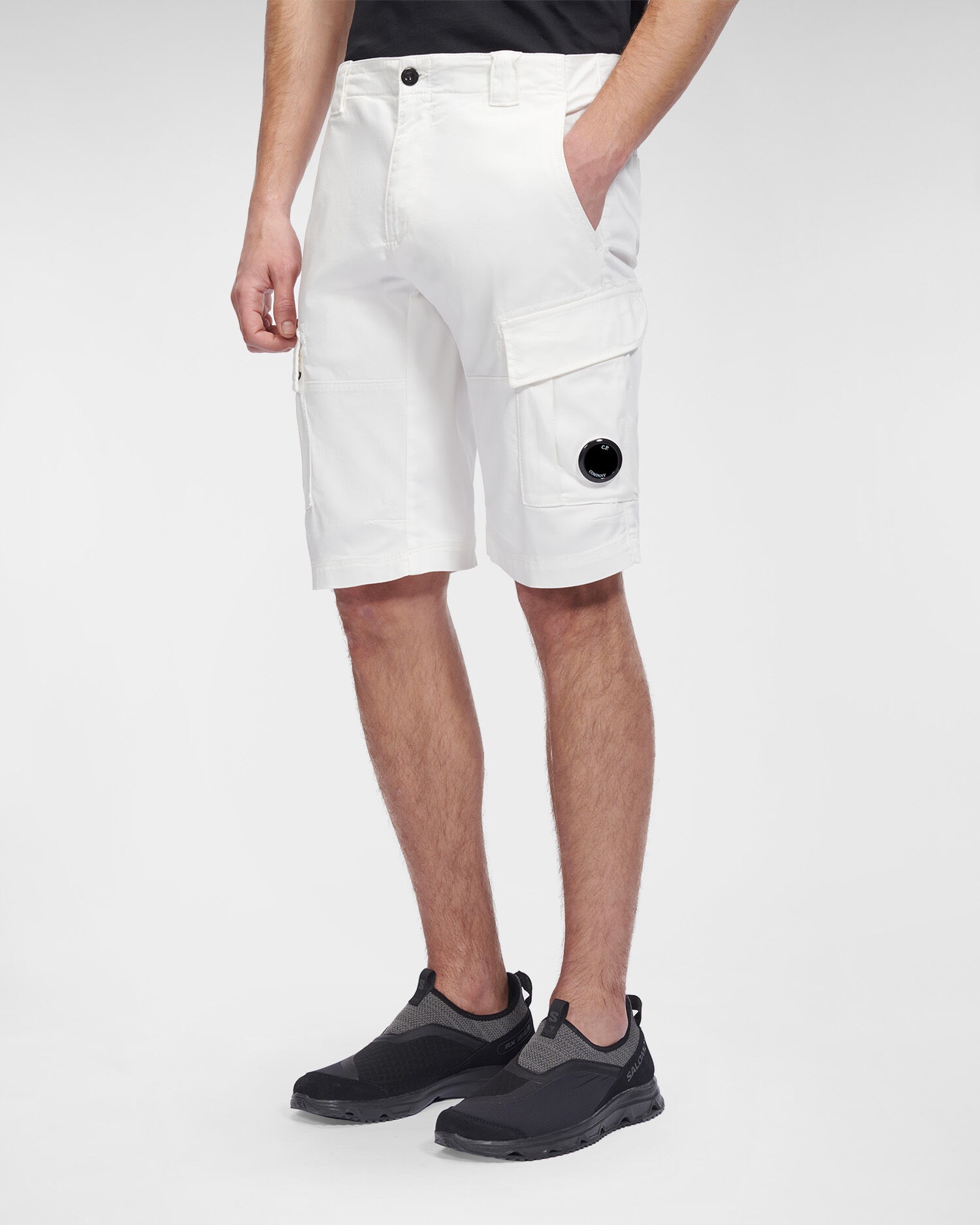 Stretch Sateen Cargo Shorts - 2