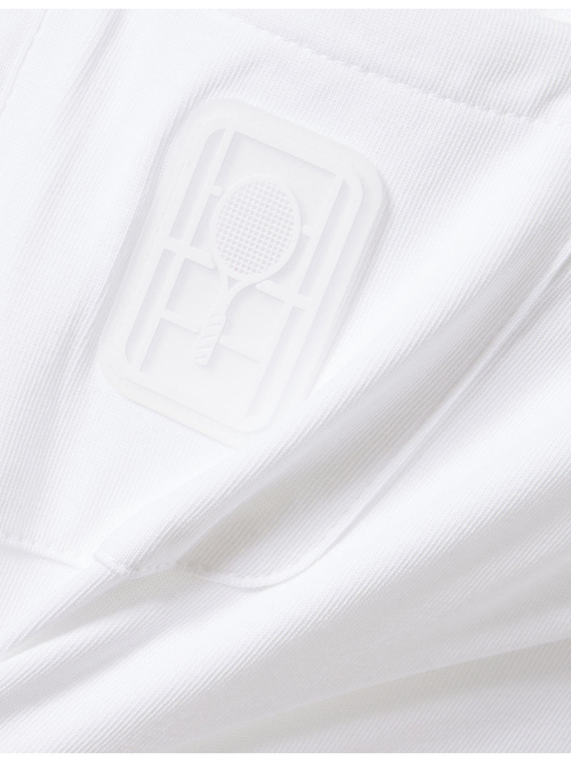 Tennis Heritage Patch-Pocket Cotton-Blend T-Shirt 6