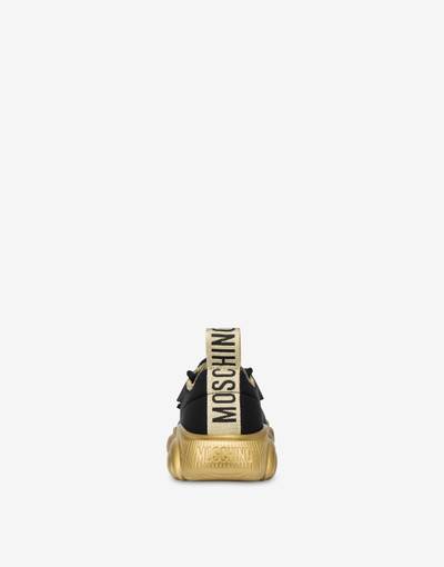 Moschino LAMINATED SOLE TEDDY SHOES outlook