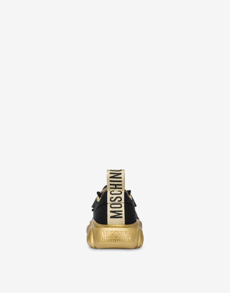 Moschino LAMINATED SOLE TEDDY SHOES outlook
