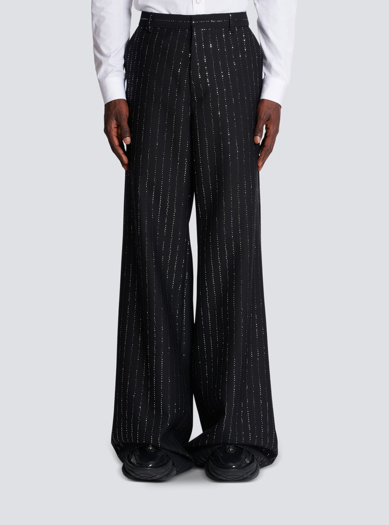 Trousers with sequin stripes 5