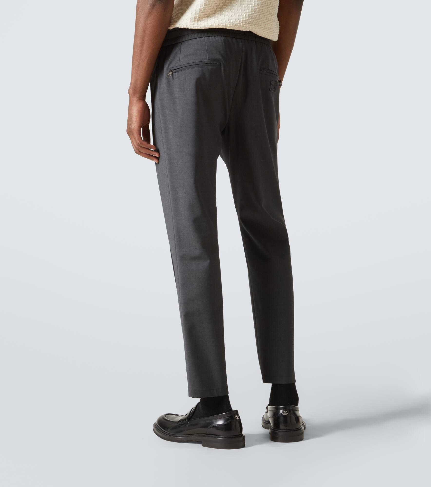 Wool-blend straight pants - 4