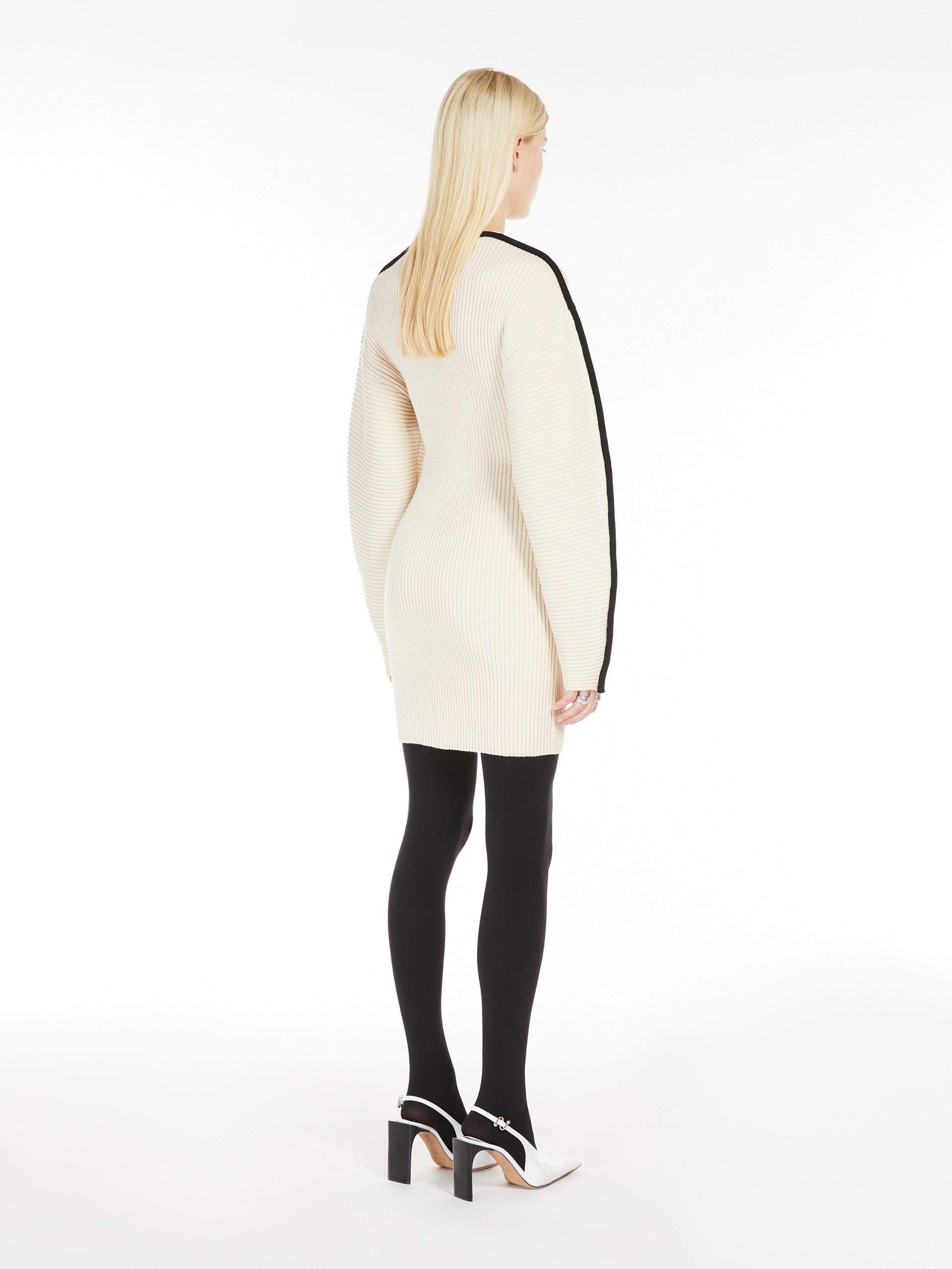 FRANK Stretch-cotton knit dress - 4