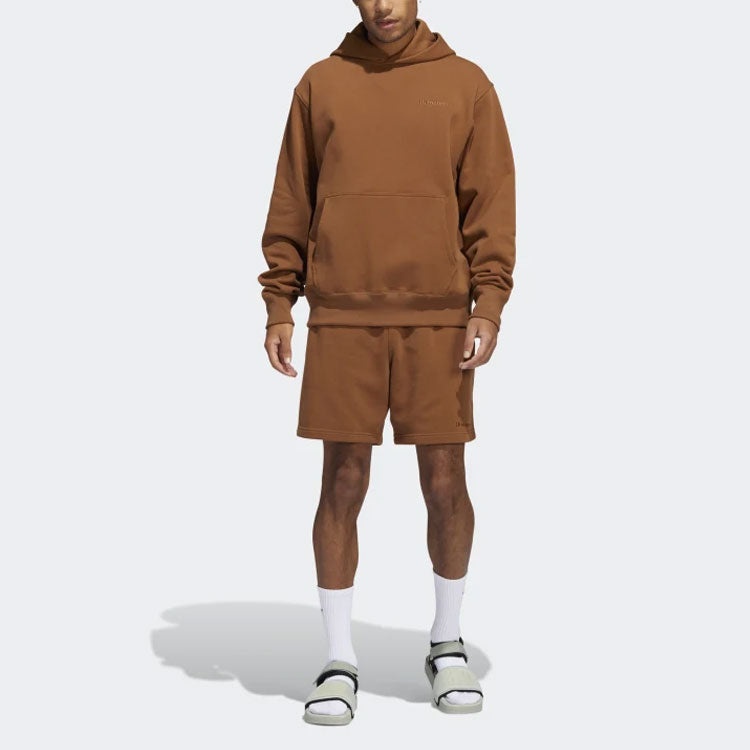 adidas originals x Pharrell Williams Crossover Solid Color Pullover Brown HF9904 - 3