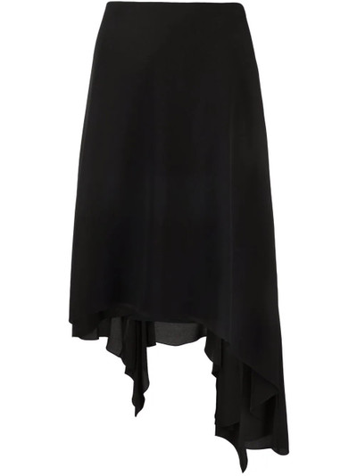 Givenchy asymmetric midi skirt outlook