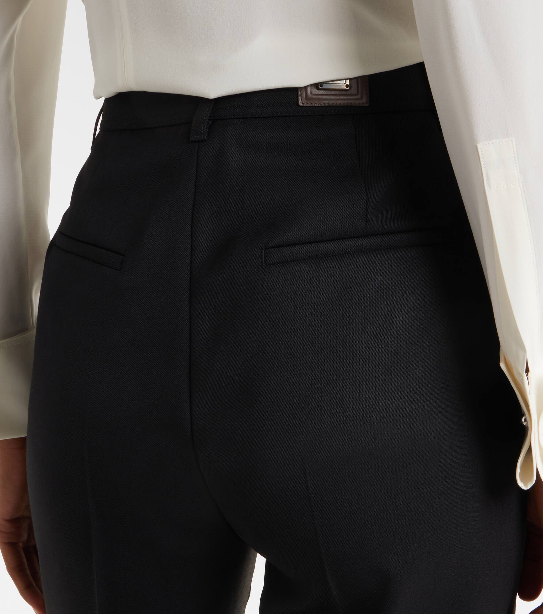 Cannes virgin wool straight pants - 6