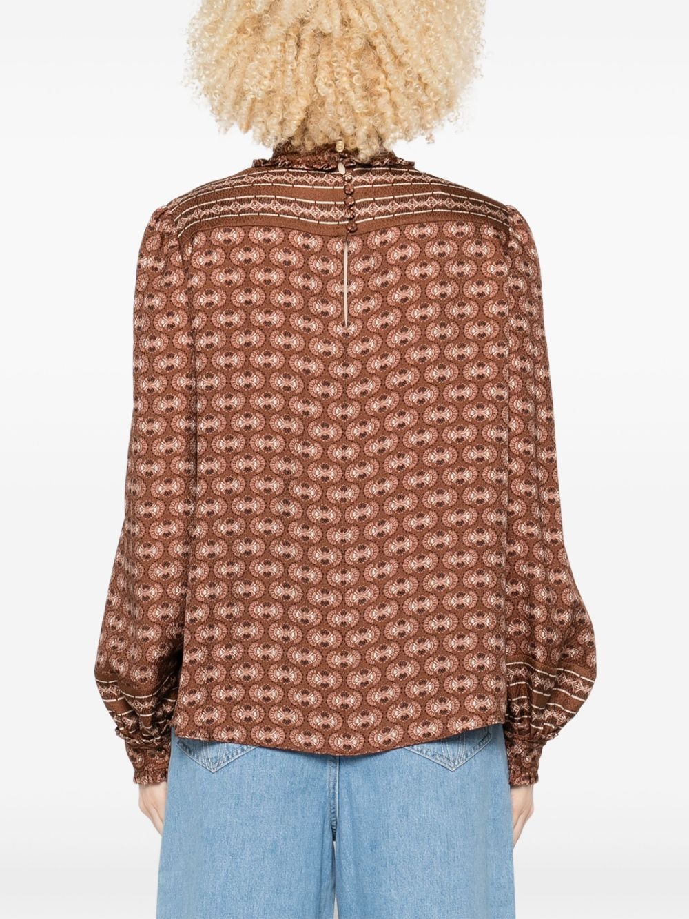 silk blouse - 4