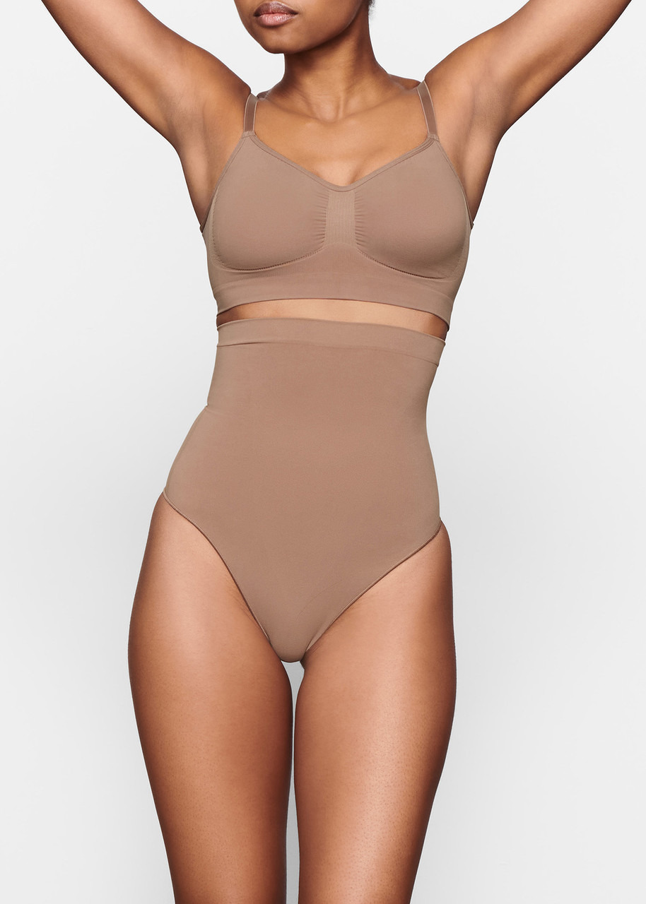 Skims Seamless Sculpt High-waisted Thong - 2