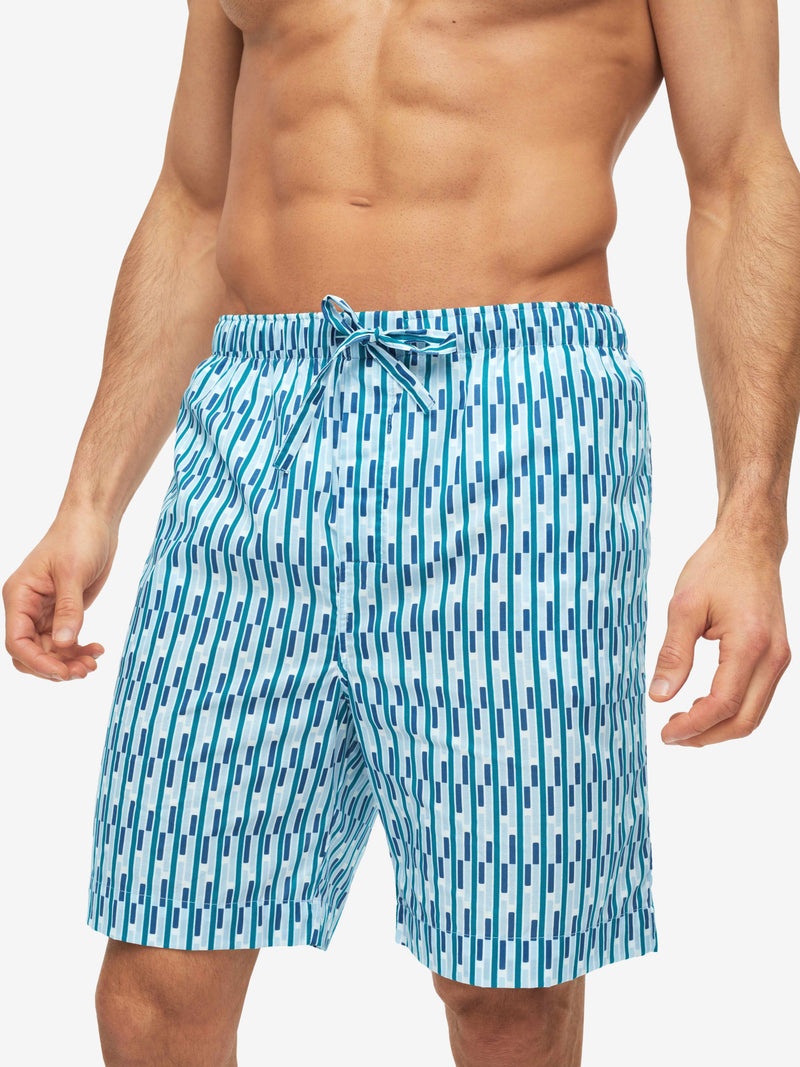 Men's Lounge Shorts Ledbury 53 Cotton Batiste Multi - 5