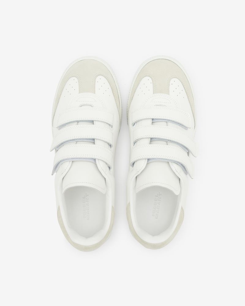 BETH LOGO LEATHER SNEAKERS - 4