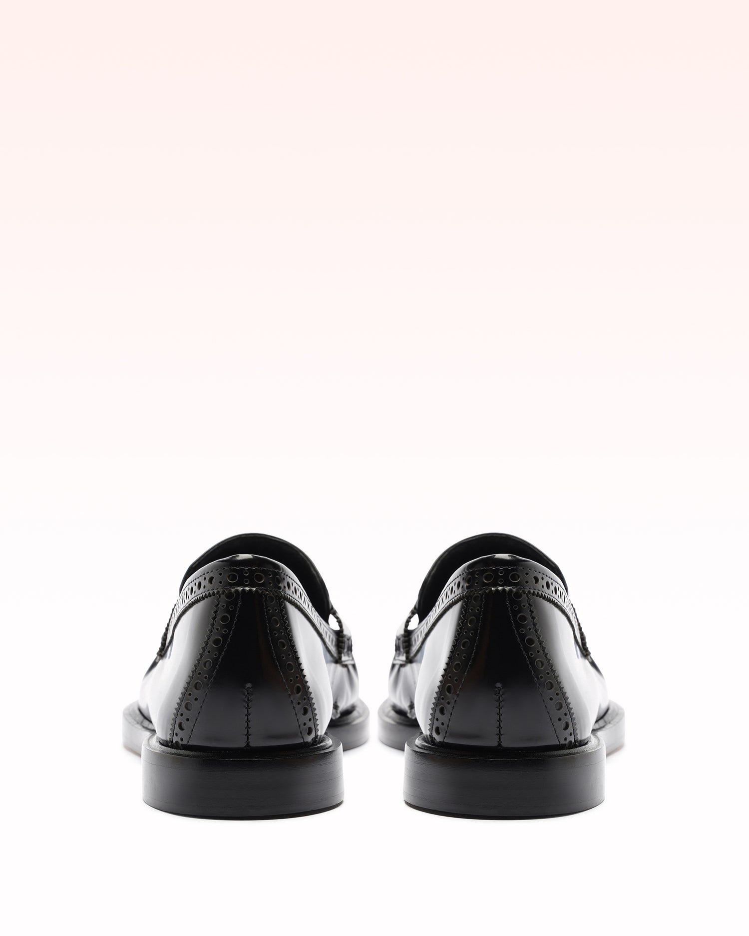 SOFT LOAFER BROGUE BLACK - 4