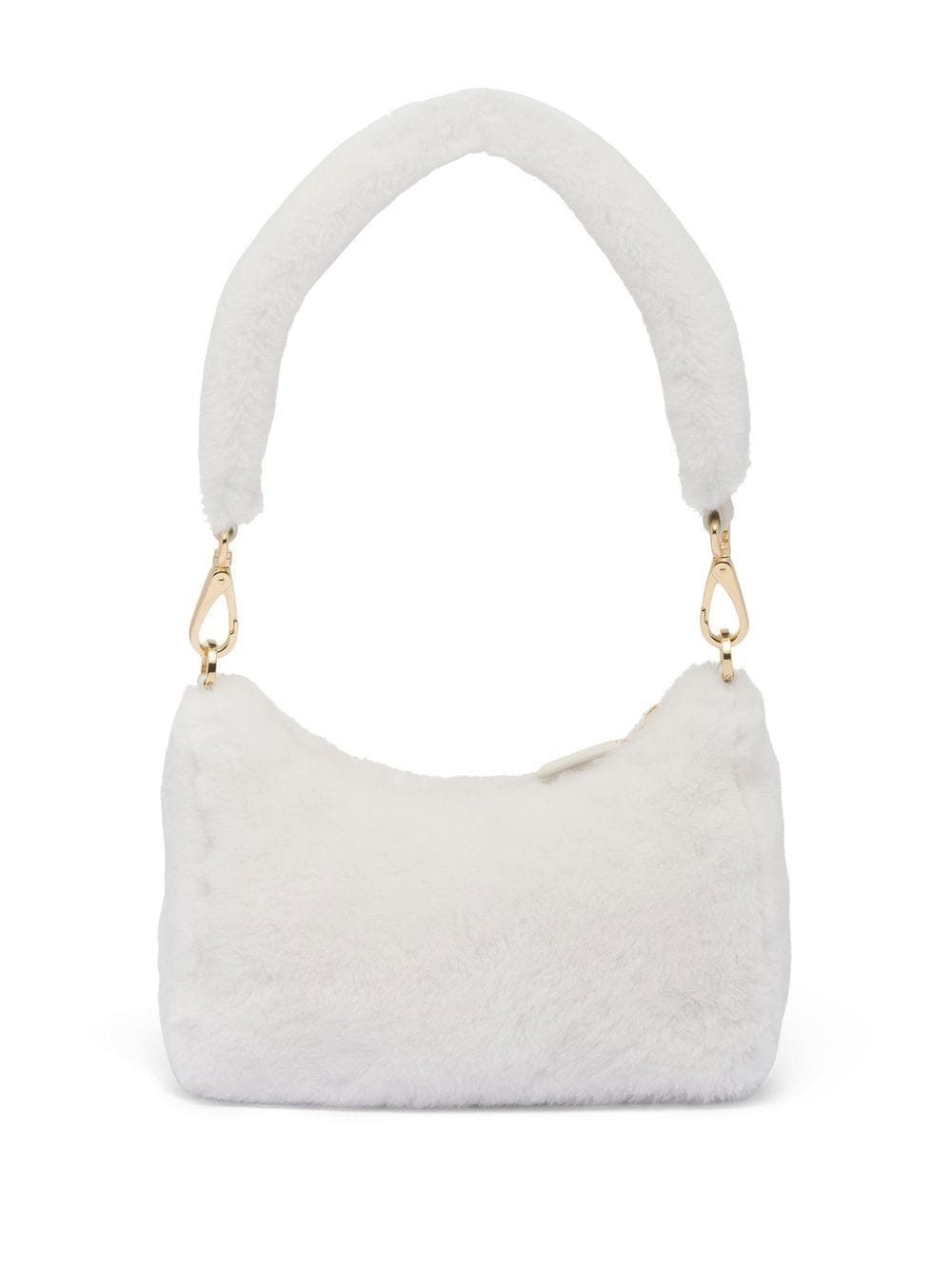 mini shearling shoulder bag - 3
