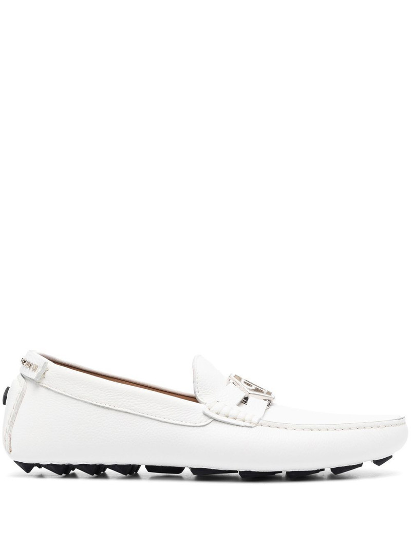 logo moccasin loafers 1