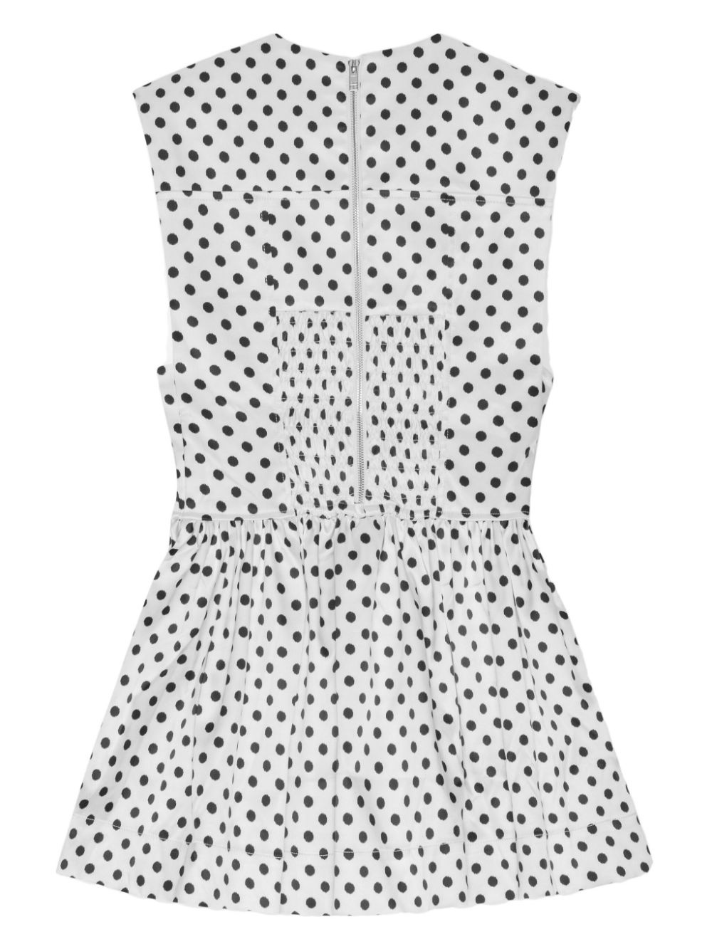 polka dot-print mini dress - 6