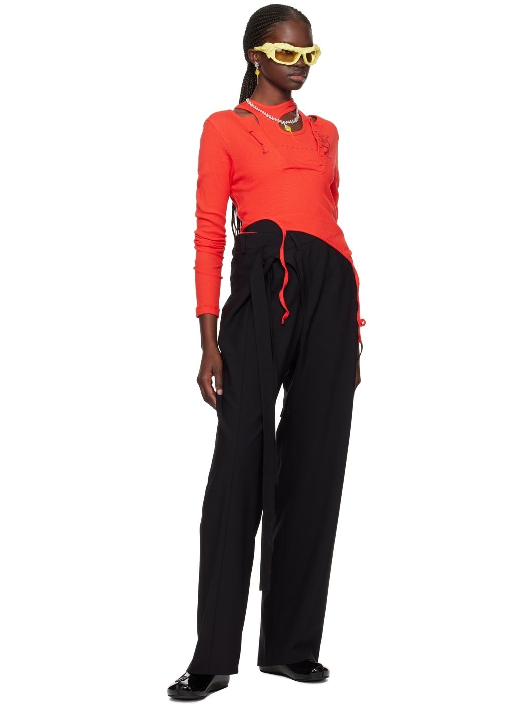 SSENSE Exclusive Black Trousers - 4