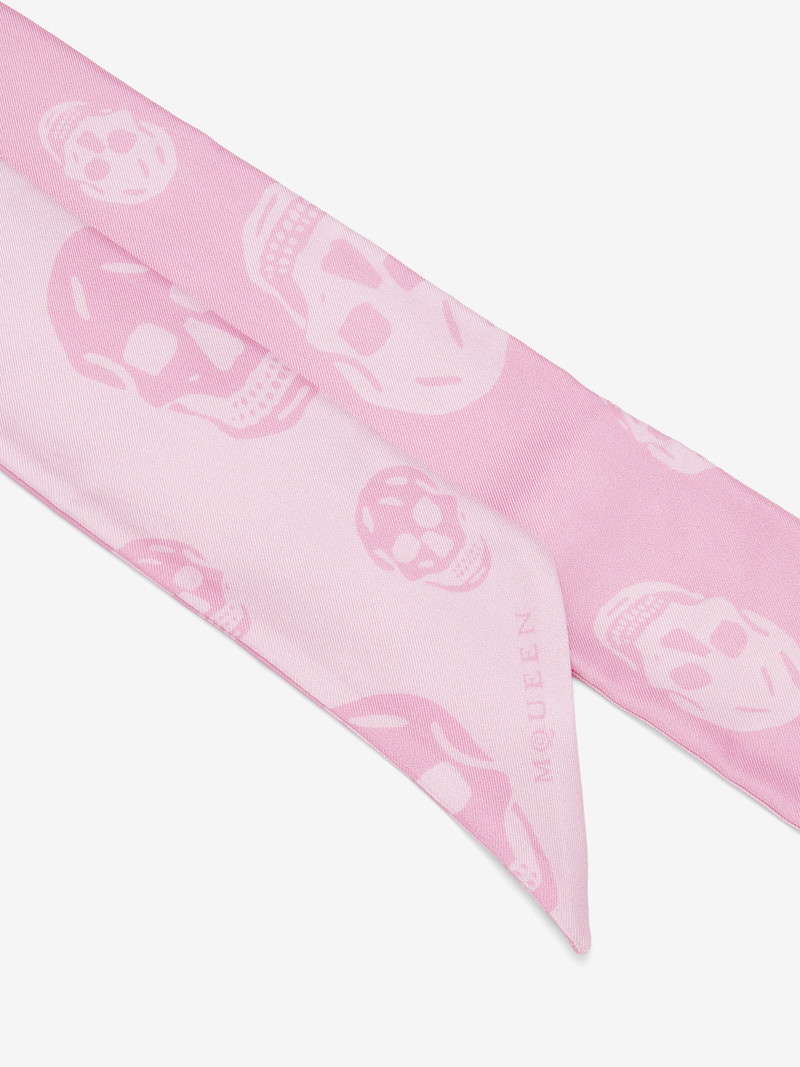 Alexander McQueen Ribbon Skull Scarf outlook