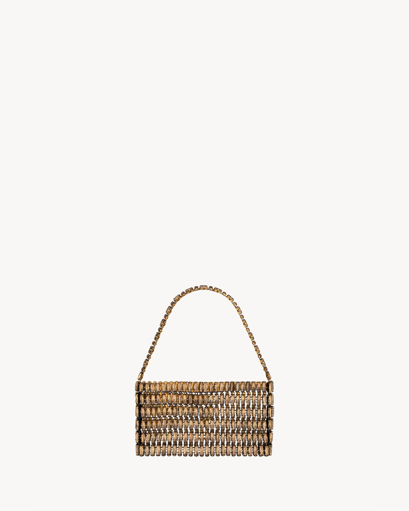 SAINT LAURENT EVENING BAG IN CRYSTALS outlook