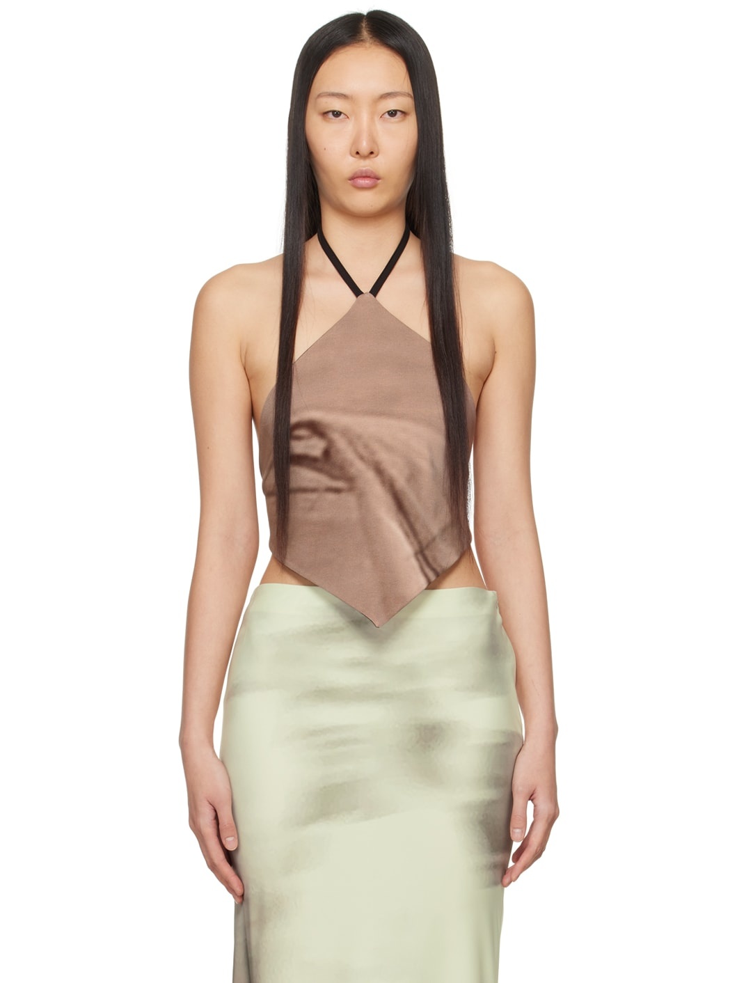 SSENSE Exclusive Burgundy Tank Top - 1