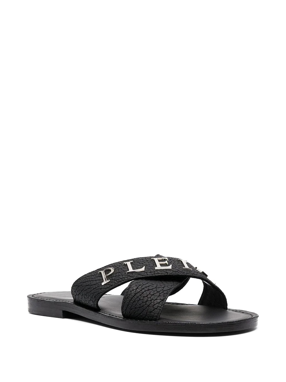 logo-plaque sandals - 2