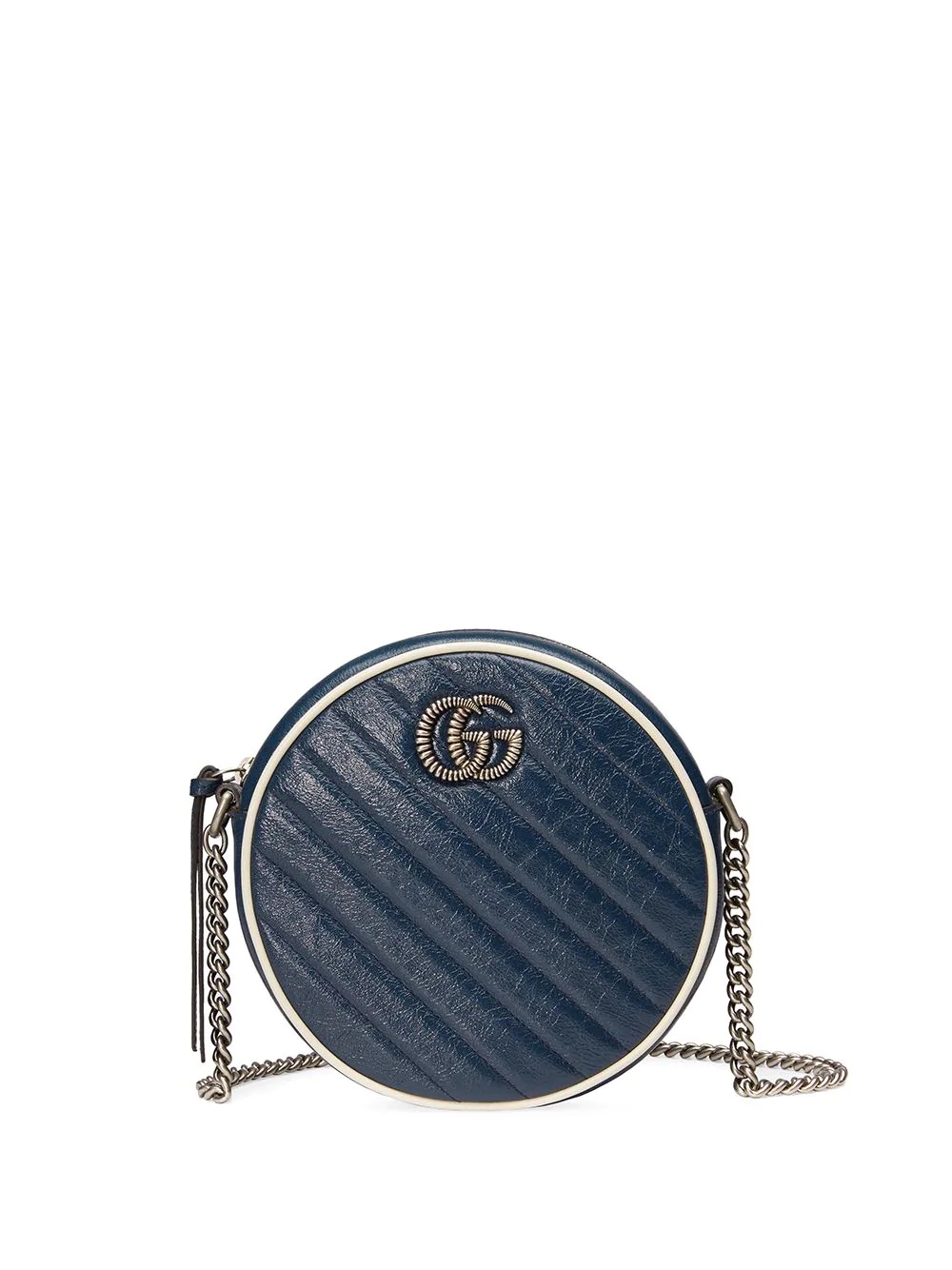 GG Marmont mini round shoulder bag - 1