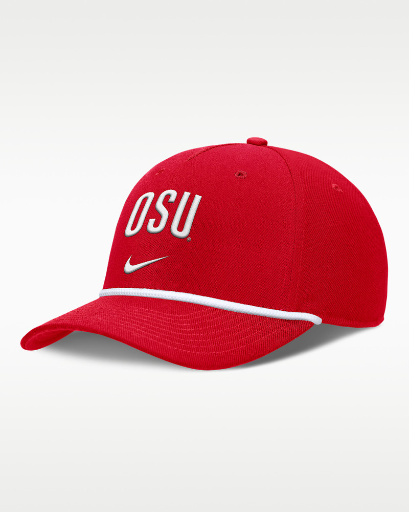 Ohio State Primetime Rise Campus Men's Nike College Adjustable Hat 1