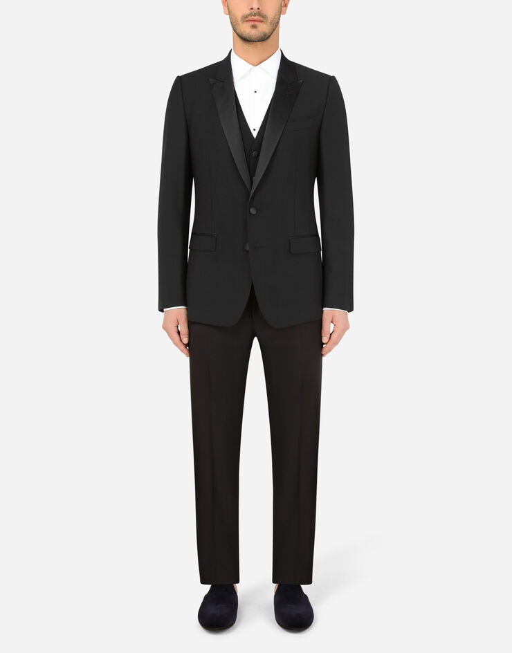 Wool and silk Martini-fit tuxedo suit - 1