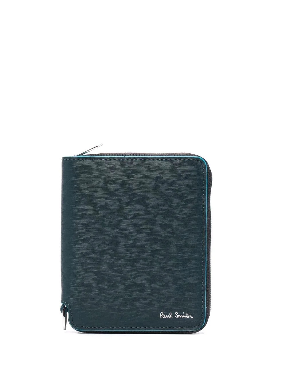 logo-embossed zip-around leather wallet - 1