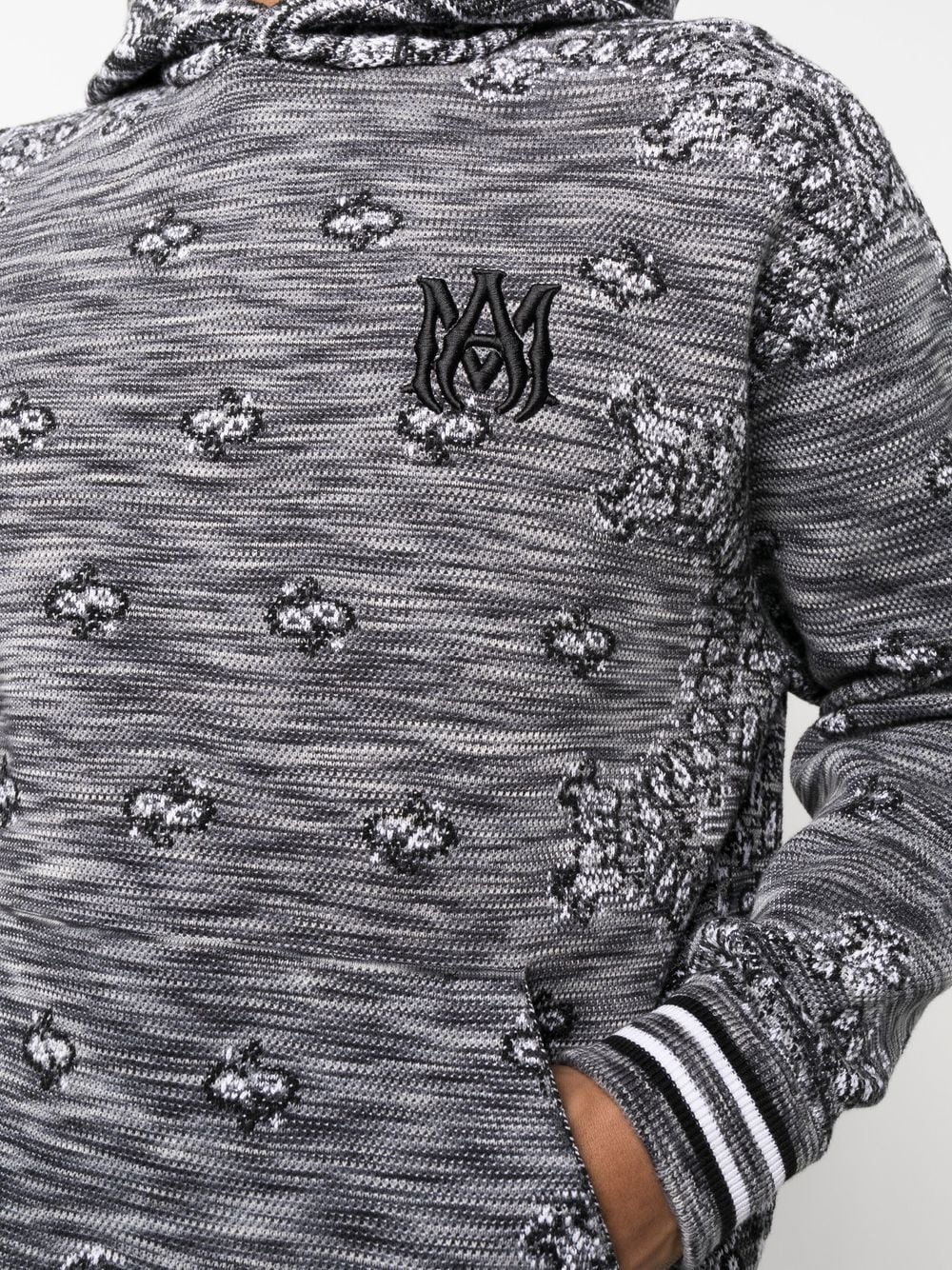logo-patch pullover hoodie - 5