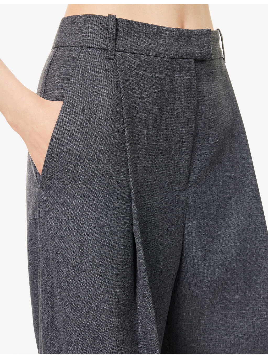 Seidler Wide-Leg Wool-Blend Trousers - 5