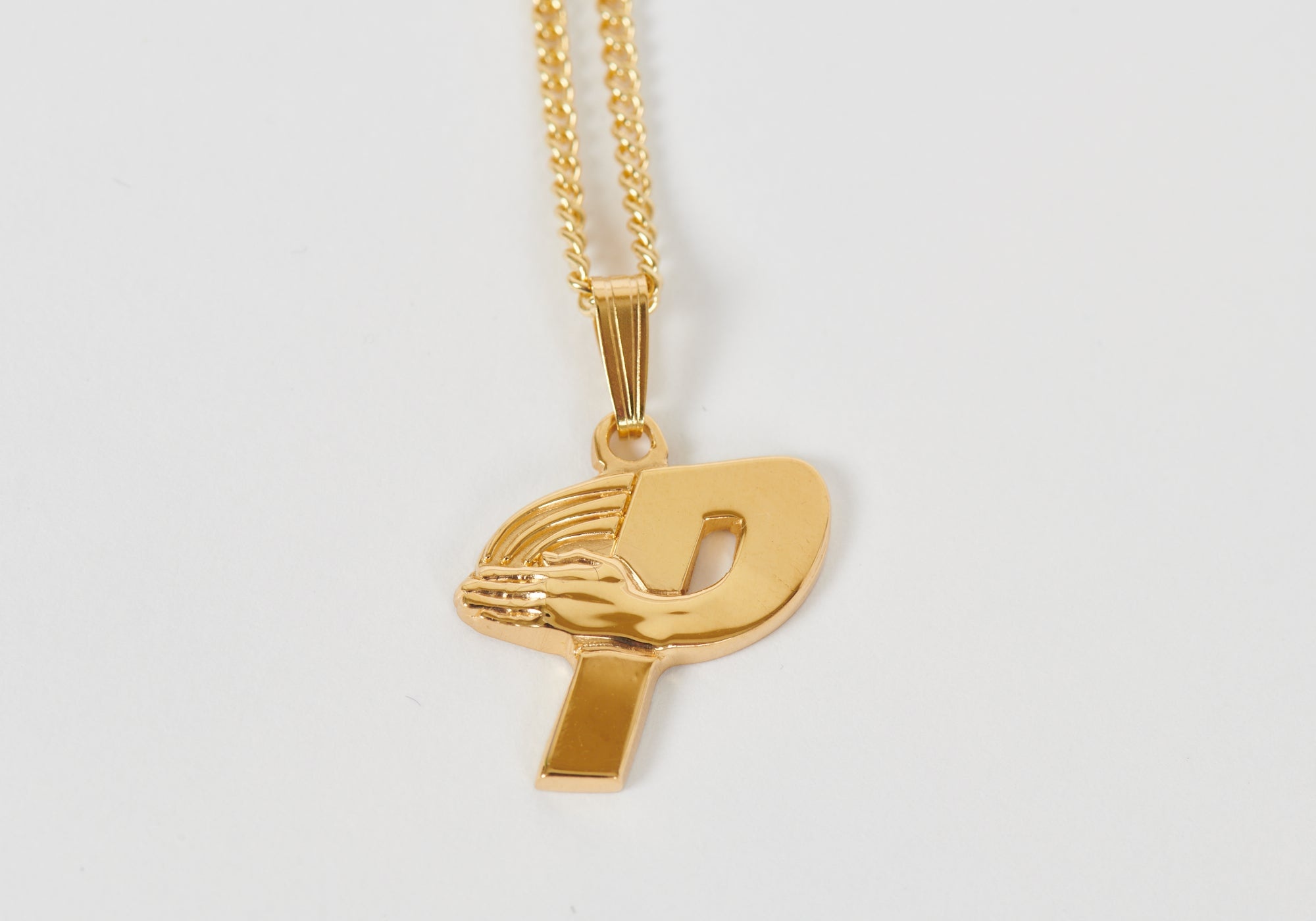 P HAND PENDANT GOLD - 4