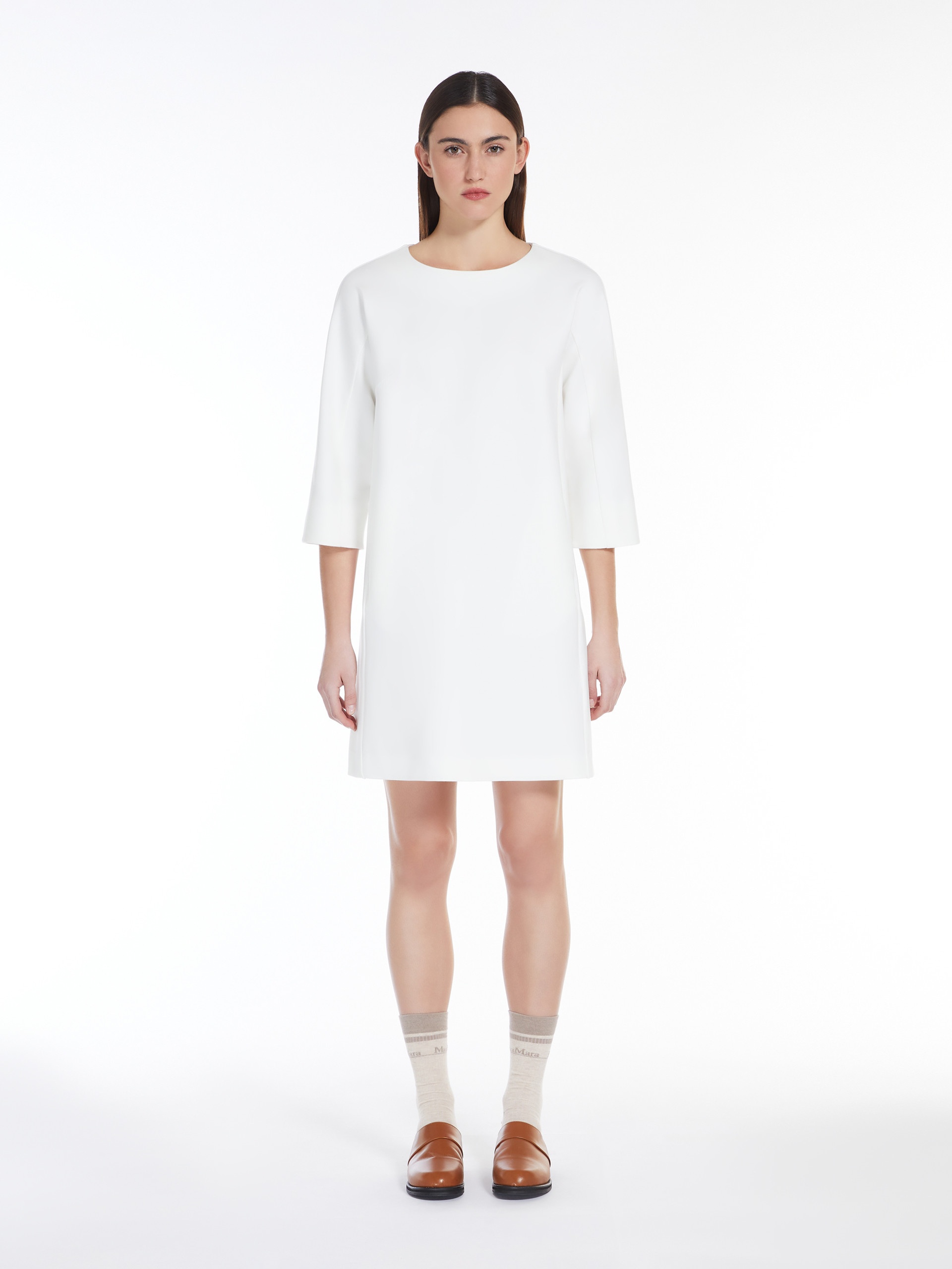 NOEL Short Milan-stitch jersey dress - 3