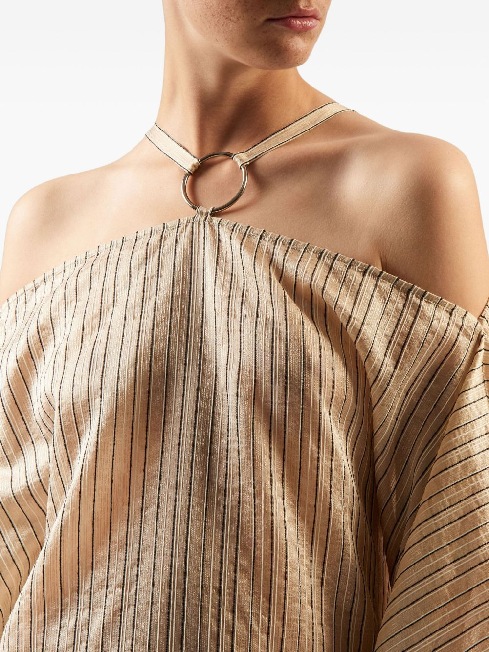 Sepik striped-pattern maxi dress - 5