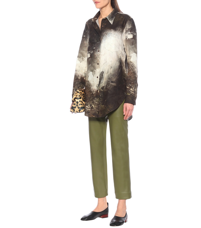 Acne Studios Printed linen shirt outlook