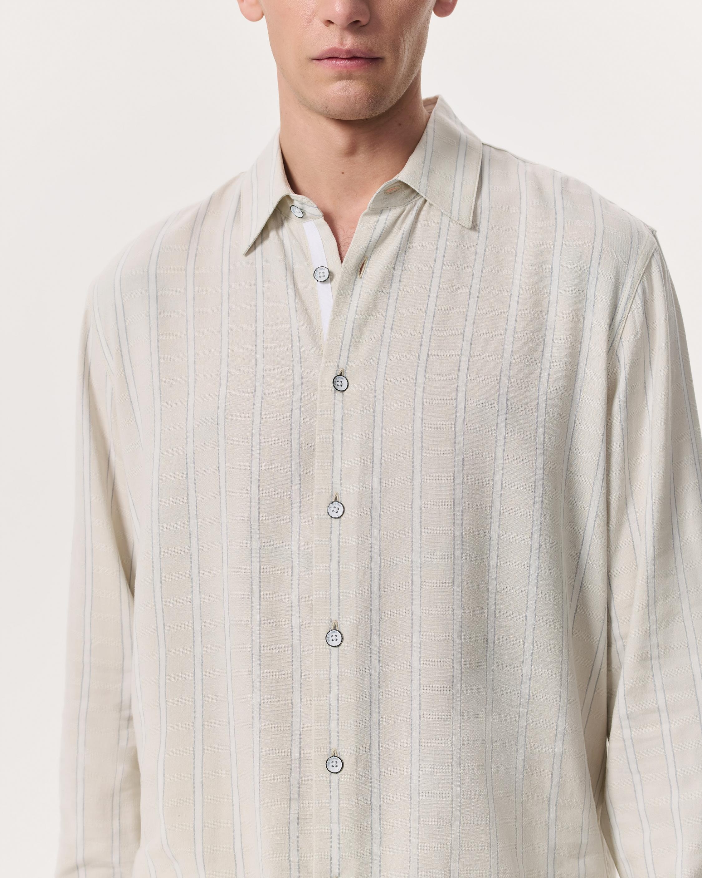 Dalton Dobby Plaid Shirt - 3