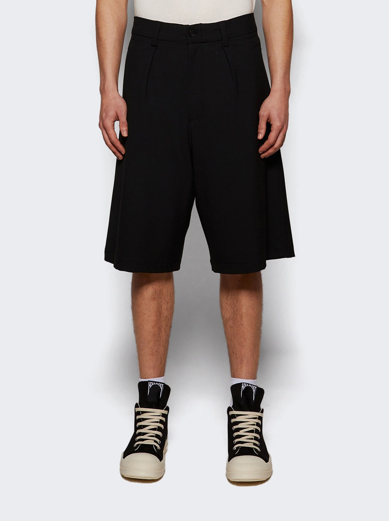 NAHMIAS Pleated Shorts Black outlook