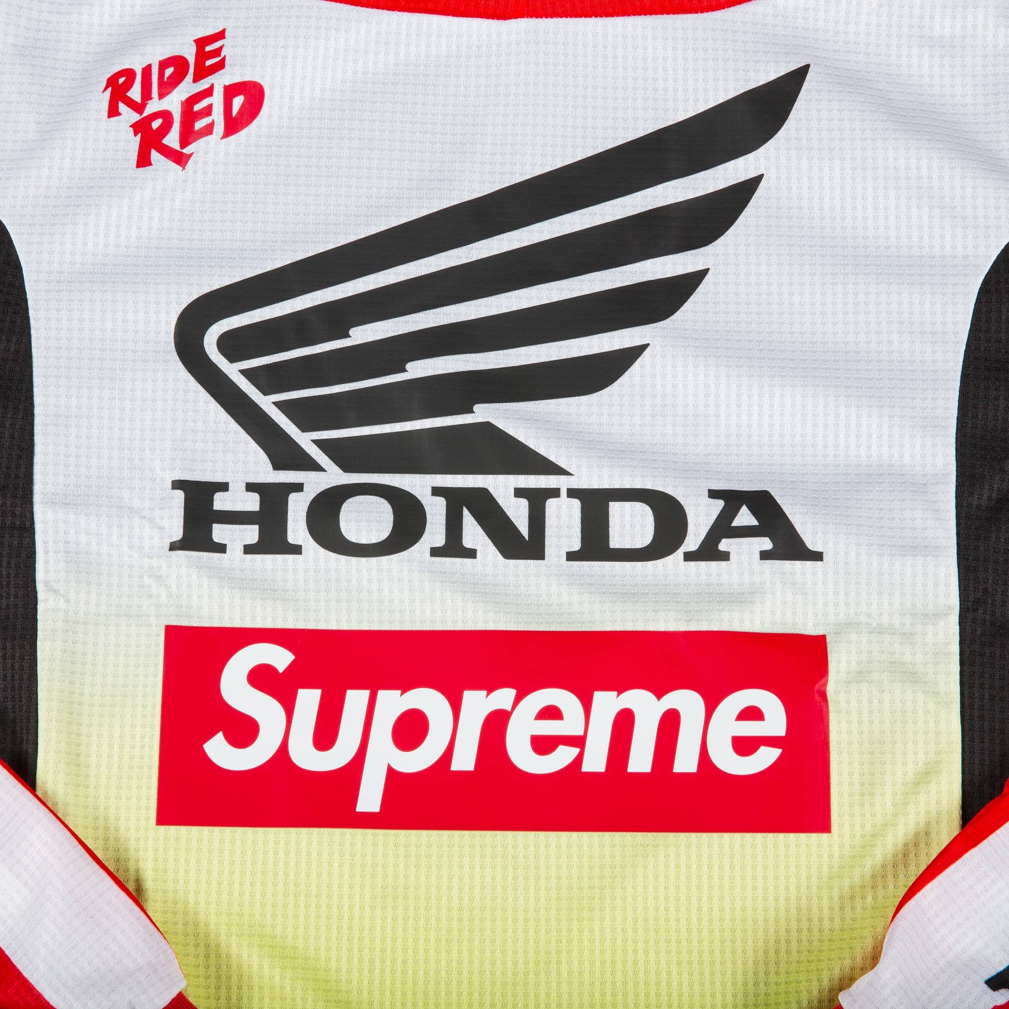 Supreme Supreme x Honda Fox Racing Moto Jersey 'Red' | REVERSIBLE